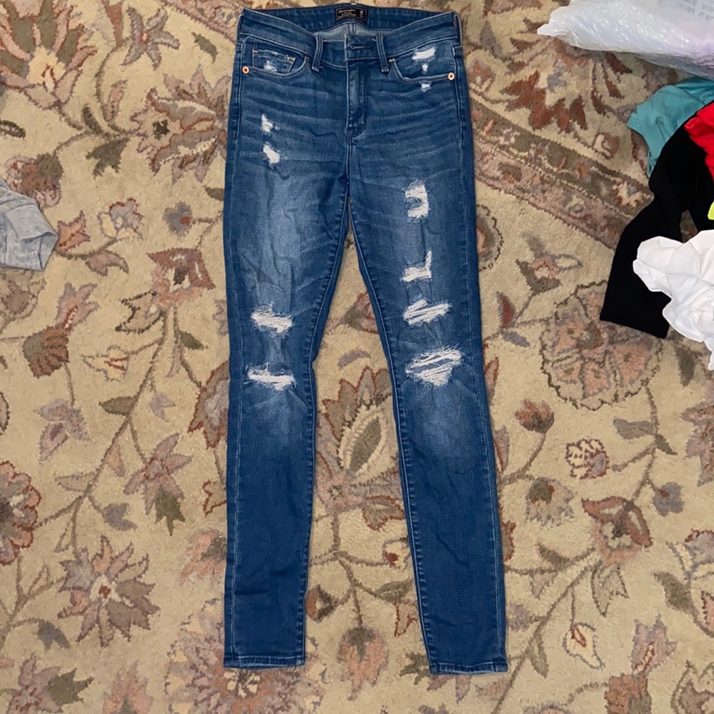 Abercrombie Harper super skinny jeans